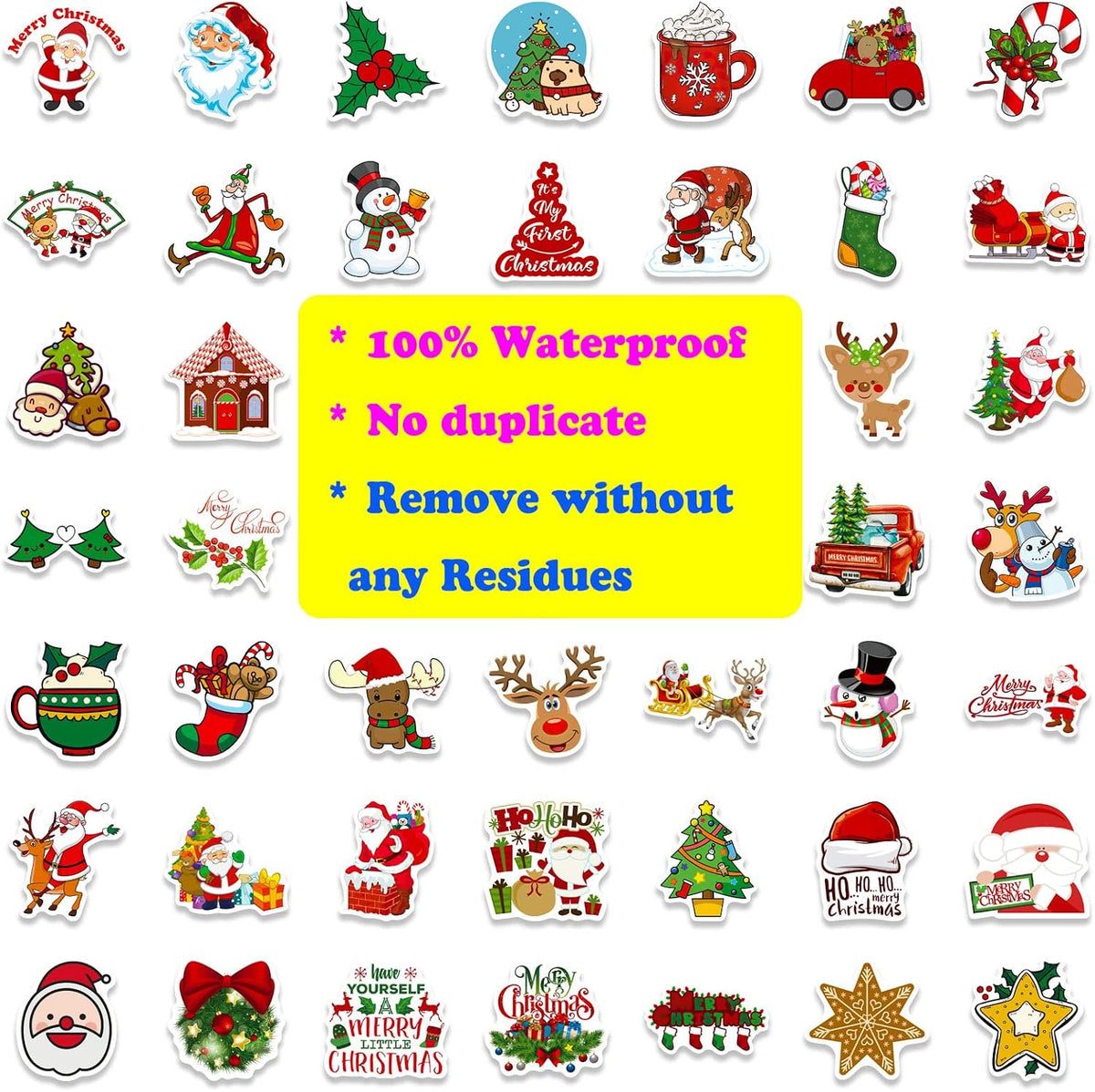100PCS Vintage Christmas Stickers - Christmas - image 2