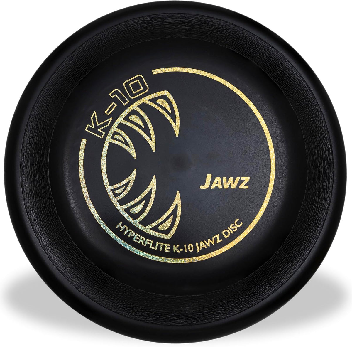 Hyperflite K-10 Jawz Puncture Resistant Dog Flying Disc - Midnight (Black)