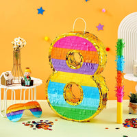 Rainbow Number 5 Pinata for 5th Birthday Party Decorations - 8 - image 4