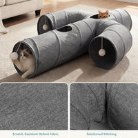 Ownpets Cactus Cat Tunnel 12" with Peek Holes for Indoor Large Cat - Cactus Shape / 12 Inches in Diameter - image 4