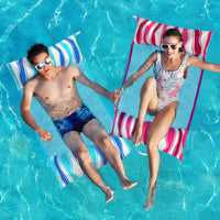 Jasonwell Inflatable Pool Hammock Float - Blue&Rose / Large / 2 - image 4