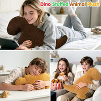 Dino Nugget Pillow Plush, Dinosaur Chicken Plush Nuggets Pillow Funny Birthday Gifts for Boys - Mixed 3 Pcs / Large - image 3