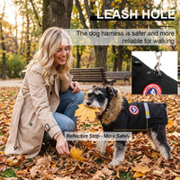 Small Dog Coats, Waterproof - S(Chest 17.7") / Black - image 4