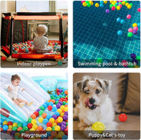STARBOLO 2.2 inch crush proof ball pit balls in macaron colors with storage bag - view 34