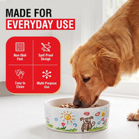 Loving Pets Dolce Moderno Dog Bowl - Large / Puppy Forever - image 2
