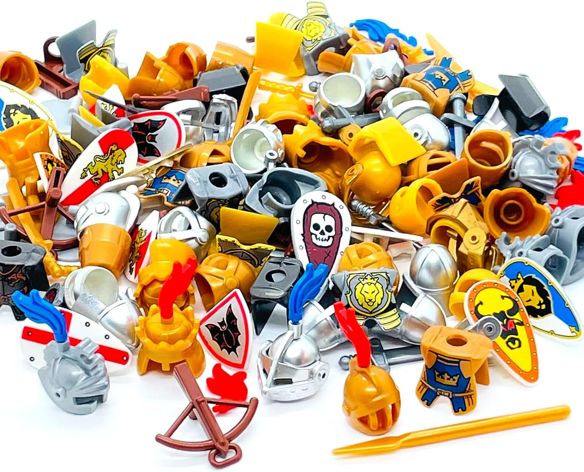 Miutrue Medieval Knight Weapons Pack Accessories Set Building Block - image 2