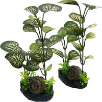 M2cbridge Artificial Fish Tank Plants Aquarium Plant Aquatic Water - 2pcs Grasses - image 2