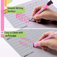 Mr. Pen, Magnetic Dry Erase Chore Chart for Fridge, 10"x10" - Silver - image 4