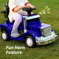 Outfunny 3-in-1 ride-on push car for toddlers in black with parent push handle and handrails - view 10
