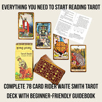 Witchy Cauldron large Rider Waite tarot cards deck with guidebook - view 7