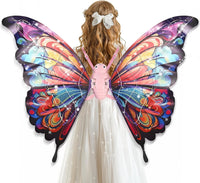 GOLDGE LED Electric Fairy Wings for Girls - Colorful