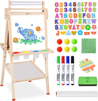 Joyooss Art Easel for Kids Easel for Toddler with Paper roll – Fun for Kids & Family - Nature