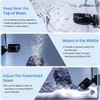 hygger Mini Wave Maker for 15-40 Gallon Aquarium with Magnetic Mount - 1056 GPH - image 4