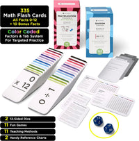 Award-Winning Math Flash Cards - Premium: Mult & Div with 2 Dice - image 3