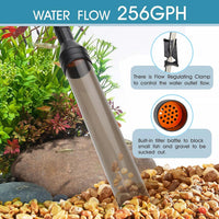 hygger Small Gravel Vacuum for Aquarium - L - image 2