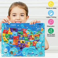 LELEMON Halloween jigsaw puzzle for kids with pumpkins and bats in tin box - view 19