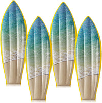 JellyArch inflatable surfboard decorations with tropical flower print, set of 4 - view 7