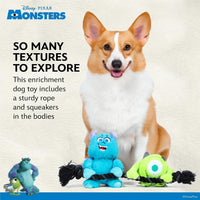 Disney for Pets Pixar Monsters Inc Sulley Plush Dog Toy - Sulley & Mike Plush Rope / 12 Inch - image 3