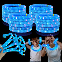 Kannove purple light up glow stick pop tubes, 12 pack - view 2