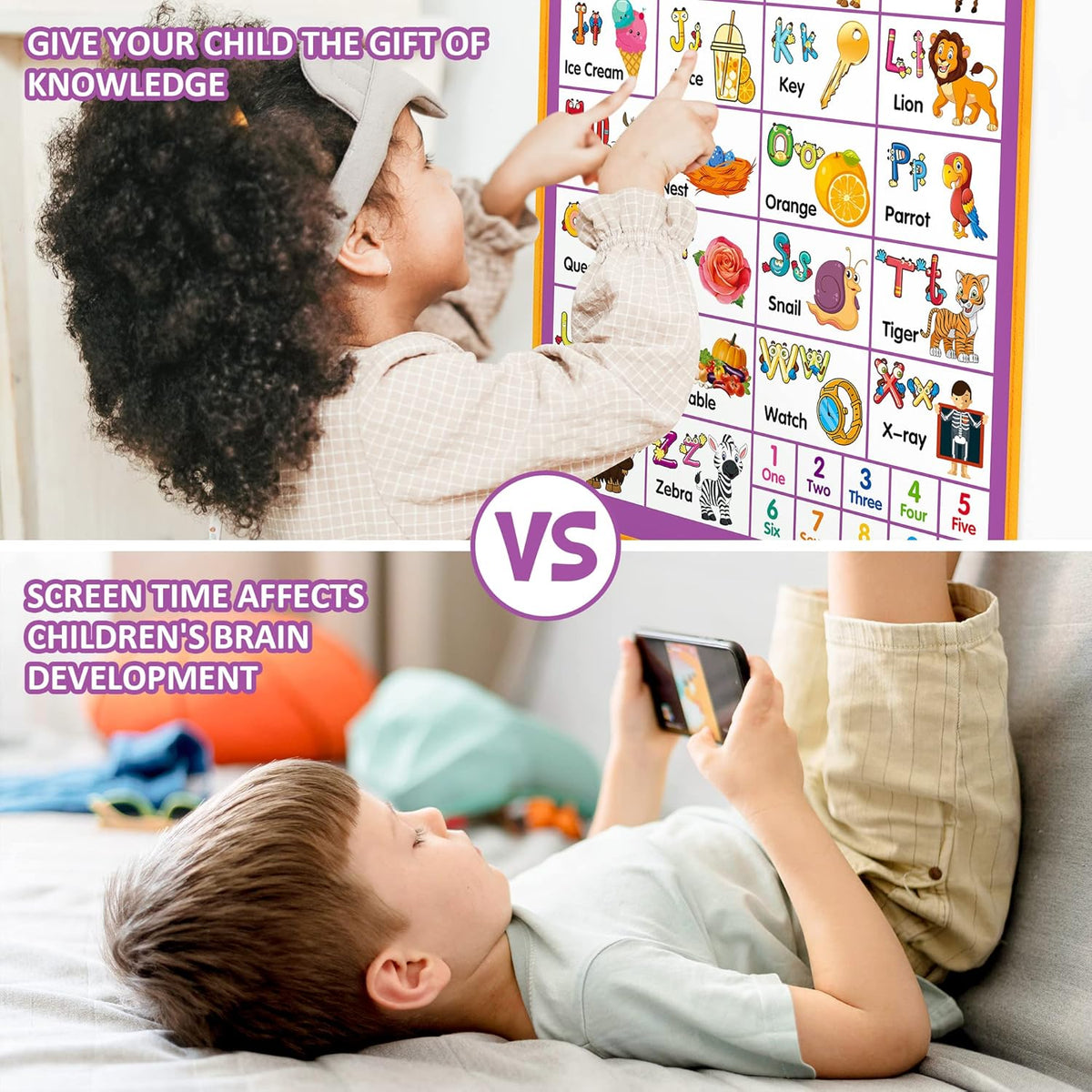 Electronic Alphabet Wall Chart - Purple - image 4