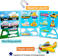 Magnetic Puzzles for Kids Ages 3-5 - Traffic - image 3