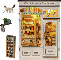 Fsolis Book Nook Kit Booknook Bookshop - The Scholar's Bookstore