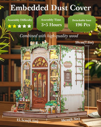 Cutefun Book Nook Kit, Bach Strings Musical Instrument Store - Green Life Bookshop - image 3