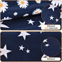 Upgraded Rabbits Hay Feeder Bag for Bunny, Guinea Pigs - Blue Star - image 4