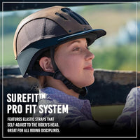 Troxel Sierra Rugged Horse Riding Helmet, Low-Profile, Self-Adjustable Design, Safety Horseback Riding Gear
