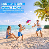 12-Pack 12“ Beach Balls - Bulk Classic Beachball Inflatable Swimming Pool Toys for Games Adults - Neon - image 4