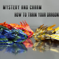 Feathered Wyvern Dragon, 3D Printed Dragon - Dazzling Color - image 2