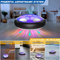 Ancesfun light-up hover soccer ball set with 2 goals for indoor play - view 4