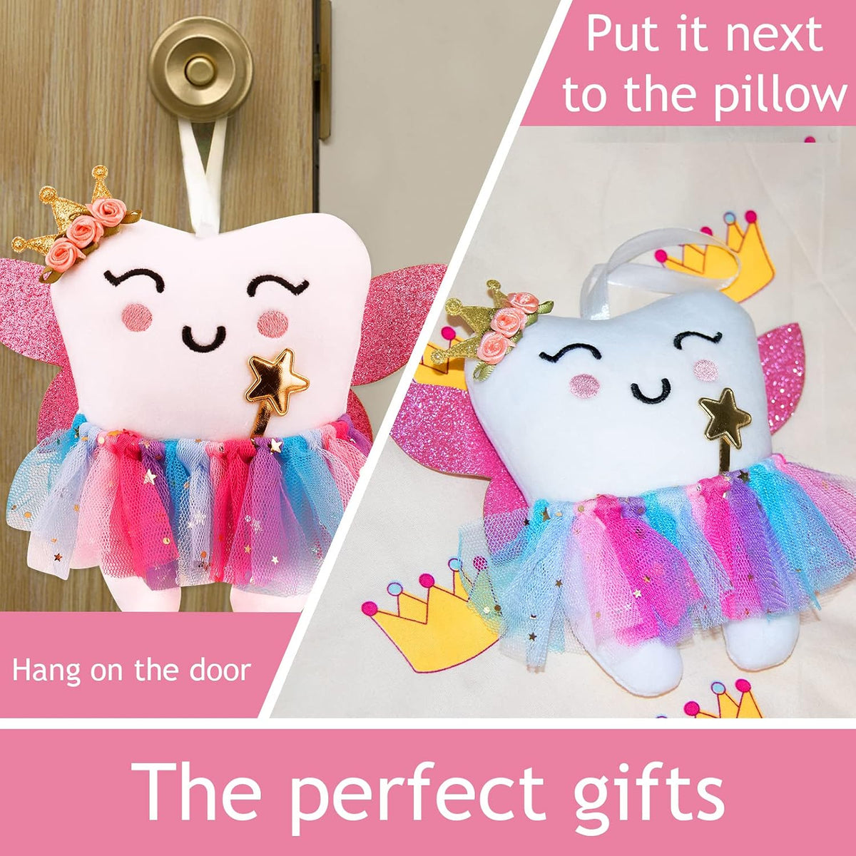 SQIMZAR Tooth Fairy Pillow - Multi-4 - image 4