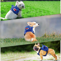Dog Harness with Backpack - 23.6"L x 10.0"W x 10.0"H / Blue Shark - image 3