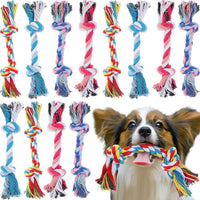Paterr 12 Pcs Cotton Rope Toys for Small Dogs Puppy Teething – Essentials for Dogs