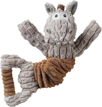 Tug of War Dog Toy, Crinkle Dog Toys for Large Dog - Donkey