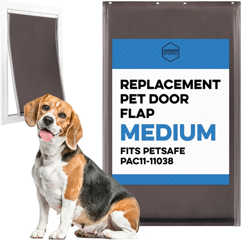 Evergreen Pet Supplies Replacement Dog Door Flap Compatible - Medium