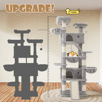 SHA CERLIN 81in Multi-Level Tall Cat Tree Tower for Indoor - Grey - image 4