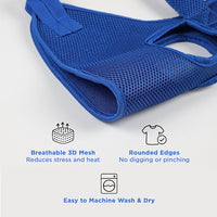 Pet Grooming Hammock for Cats & Small Dogs – Nail Clipping Kit with Sling, Clippers, File, Glove, Straps & Carabiners – Ideal for Trimming & Ear Cleaning – [S/XS] (Blue, Small)