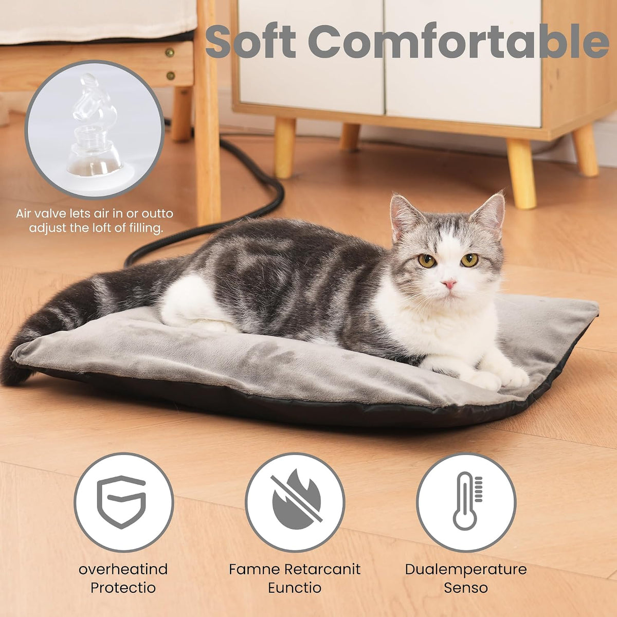 Outdoor Heating Pad，Heating Pet Bed for Small - M -16 x 12 inch - image 2