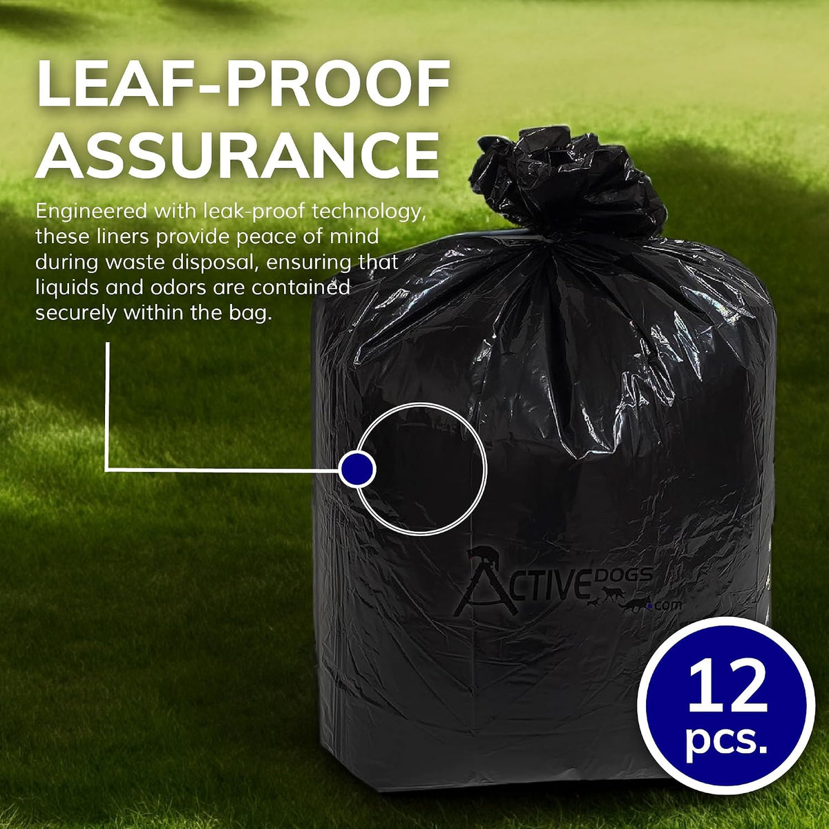 ActiveDogs Dog Pooper Scooper - Bucket Liners Refill Pk - image 4