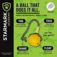 Starmark Swing 'n Fling DuraFoam Ball Dog Toy Medium – Essentials for Dogs - image 4