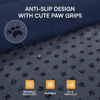 Luciphia Waterproof Couch Cover for Dogs - Navy+blue / 30" x 70" - image 3