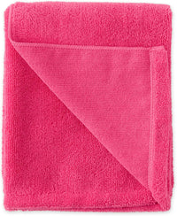 Bone Dry Pet Grooming Towel Collection Absorbent Microfiber X-Large - Embroidered Raspberry Sorbet / 41x23.5" - image 3