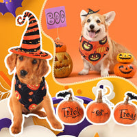 Abbylike 50 Pcs Halloween Dog Bandanas Bulk - Halloween / 31.5 x 21.7 x 21.7" - image 4