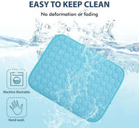 MICROCOSMOS Summer Cooling Mat & Sleeping Pad - 59" x 40" / Blue - image 2
