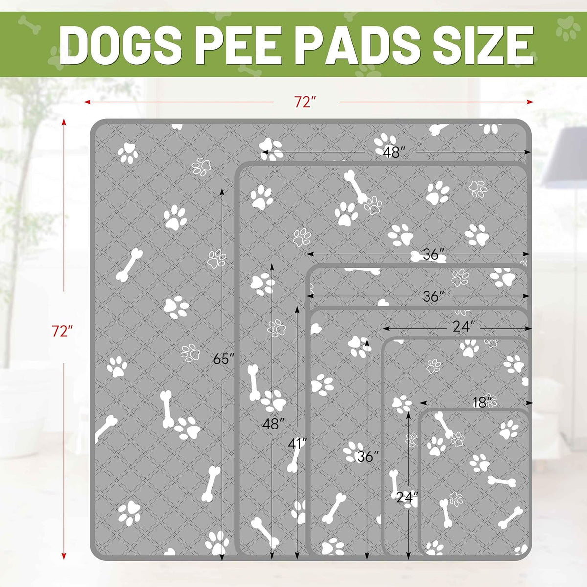 PatiencET Self Warming Cat Bed for Indoor Cats 18'' x 24'' - Bone&paw / 72*72 - image 3