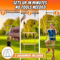 Wooden Rope Ladder for Kids - image 3