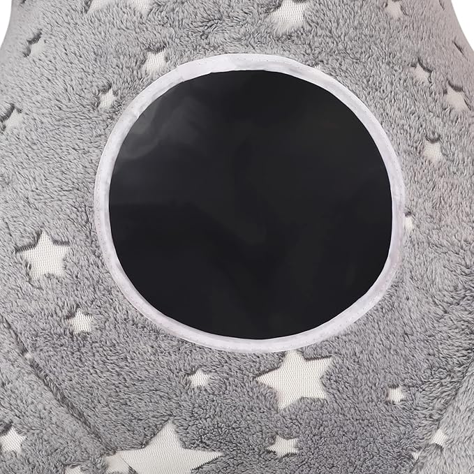 Tempcore Pet Cat Tunnel Tube Cat Toy 3 Way Collapsible, Cat Tunnels for Indoor Cats Self-Luminous Photoluminescence，Kitty Tunnel Bored Cat Pet Toys Peek Hole Toy Ball Cat, Puppy, Kitty, Kitten, Rabbit