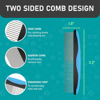 Maxpower Planet Dog Grooming Rake, Deshedding Undercoat Brush - B1 - Rake, Gloves & Comb / Large - image 2